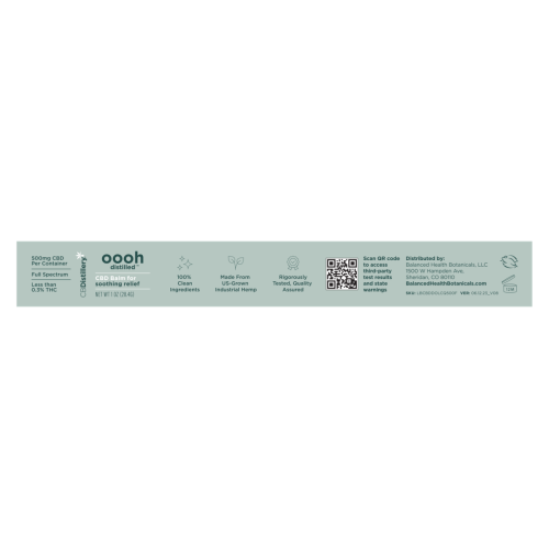 500mg CBD Soothing Relief Balm