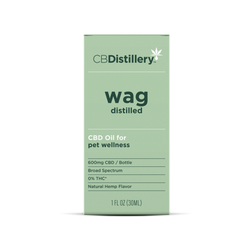 600mg CBD Pet Wellness Tincture (0% THC*)