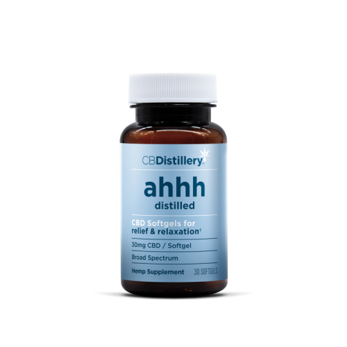 30mg CBD Relief & Relaxation Softgels (0% THC*) - 30 Count
