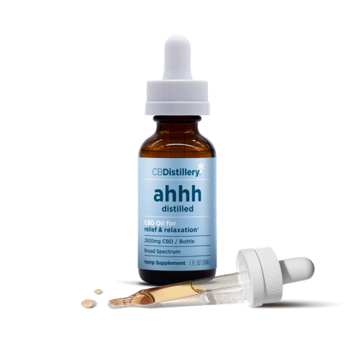 2500mg CBD Relief &amp; Relaxation Tincture (0% THC*)